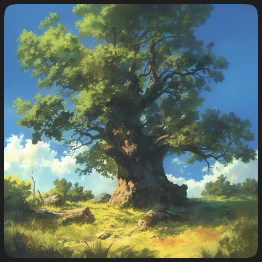 Fourvoice Oak character card artwork